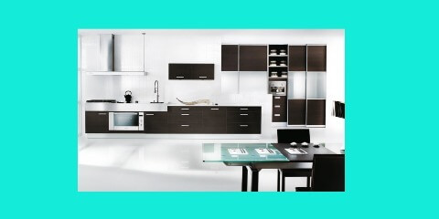 black-with-white-kitchen-service