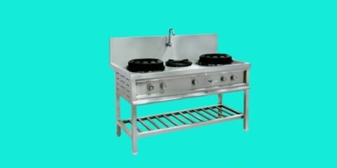 cooking range with kitchen service