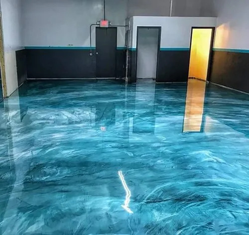 metallic epoxy flooring