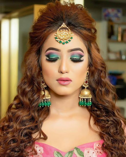 party makeup and hair style