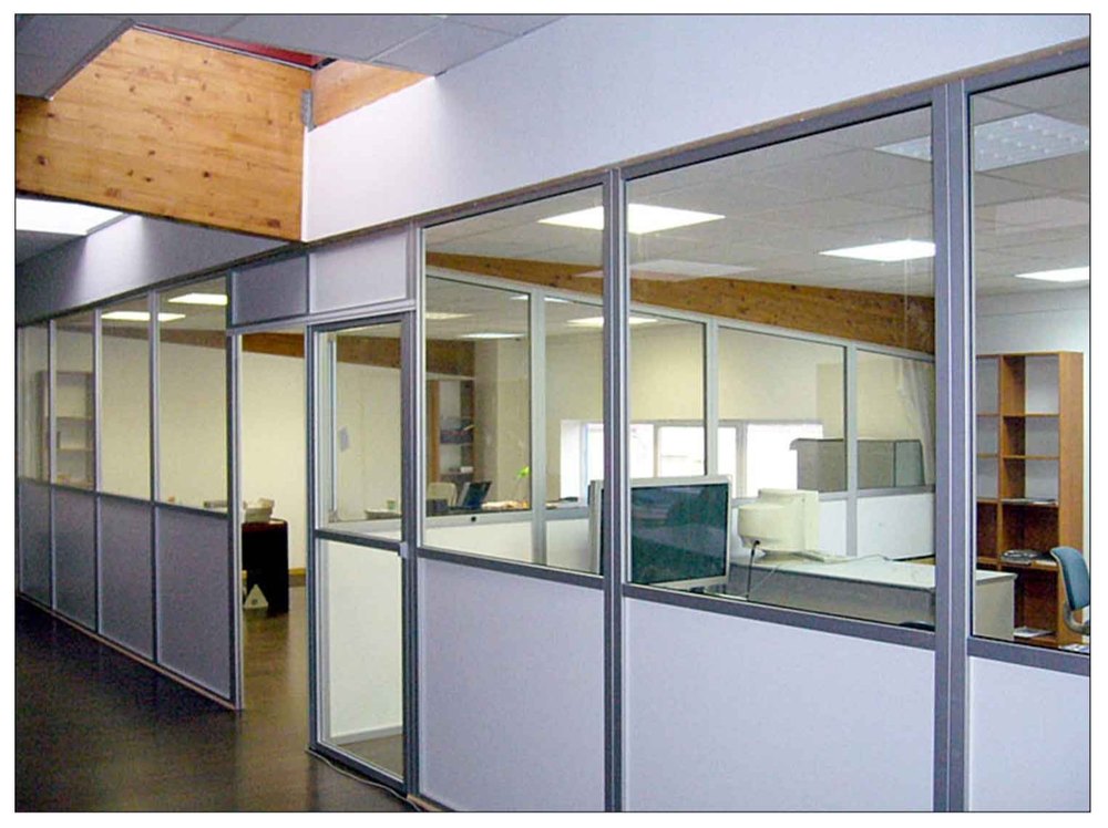 aluminum partition
